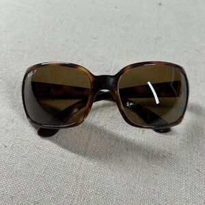 Ray Ban Polarized Sunglasses Havanna Brown Tortoise RB 4068 642/57 3P